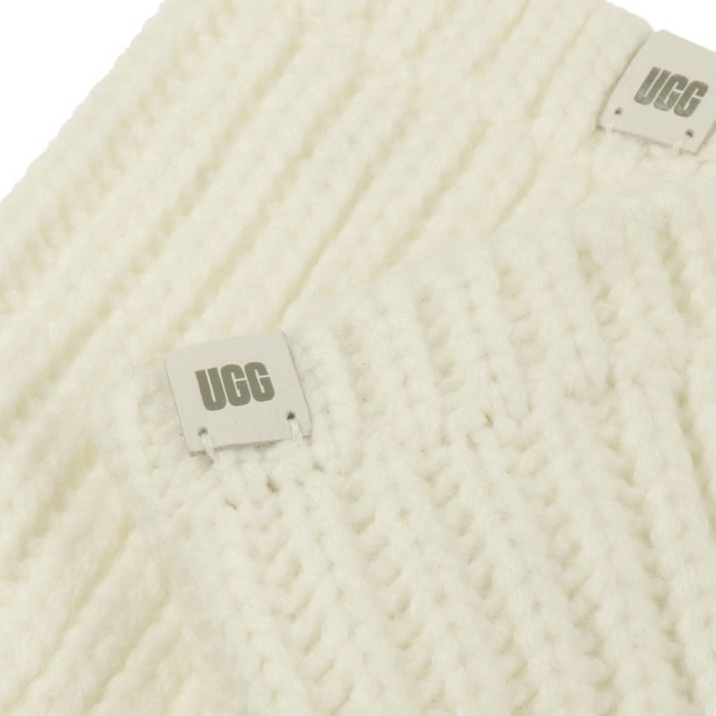 UGG  W RIBBED FINGERLESS en color NIMBUS  (6)