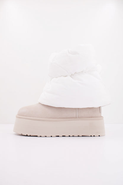 UGG W CLASSIC MINI DIPPE en color WHITE  (1)