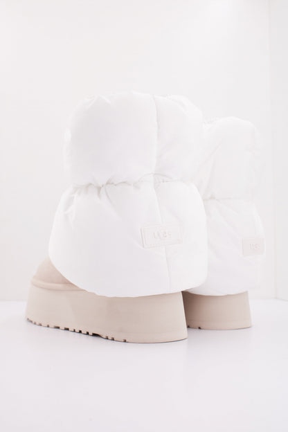 UGG W CLASSIC MINI DIPPE en color WHITE  (4)