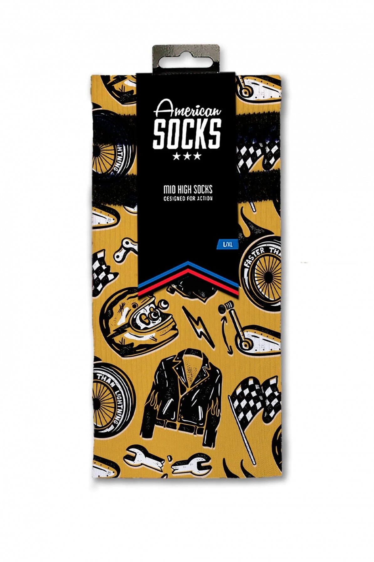 AMERICAN SOCKS CAFE RACER en color MULTI  (3)
