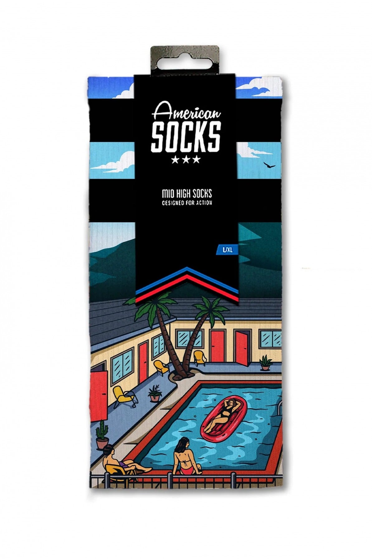 AMERICAN SOCKS PALM SPRINGS MOTEL en color MULTI  (3)